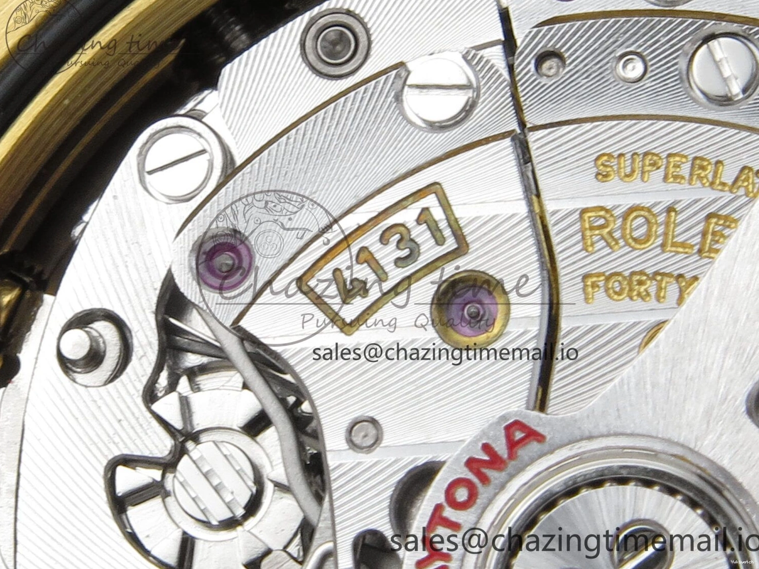 on Dial Daytona 1:1 YG Strap THBF Black SH4131 Edition Best 126518LN Oysterflex 0223